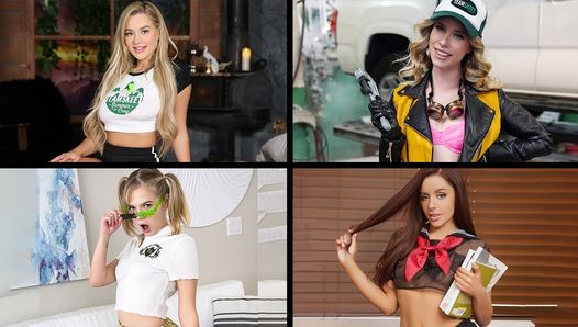 Best of TeamSkeet’s All-Stars Compilation – Anya Olsen, Khloe Kapri, Vanna Bardot & Whitney Wright