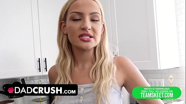 DadCrush – Petite Blonde Teen With Round Booty Mila Monet Lets Stud Taste Her Juicy Pussy
