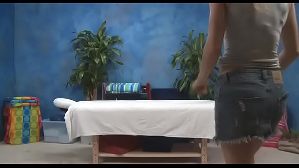 Sexy eighteen year old babe gets fucked hard by her massage therapist