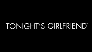 Tonight's Girlfriend logo on a black background.